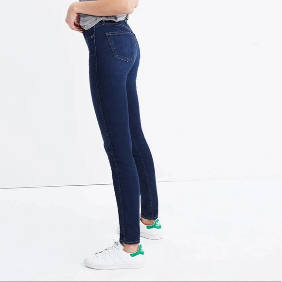 Madewell 10’ High Rise Skinny Jeans in Hayes Wash Women’s Size 26 Style F4684 - Picture 8 of 12